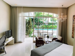 Deluxe kamer | Een kluis op de kamer, gratis babybedden, gratis wifi, beddengoed