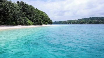 Plage, sable blanc