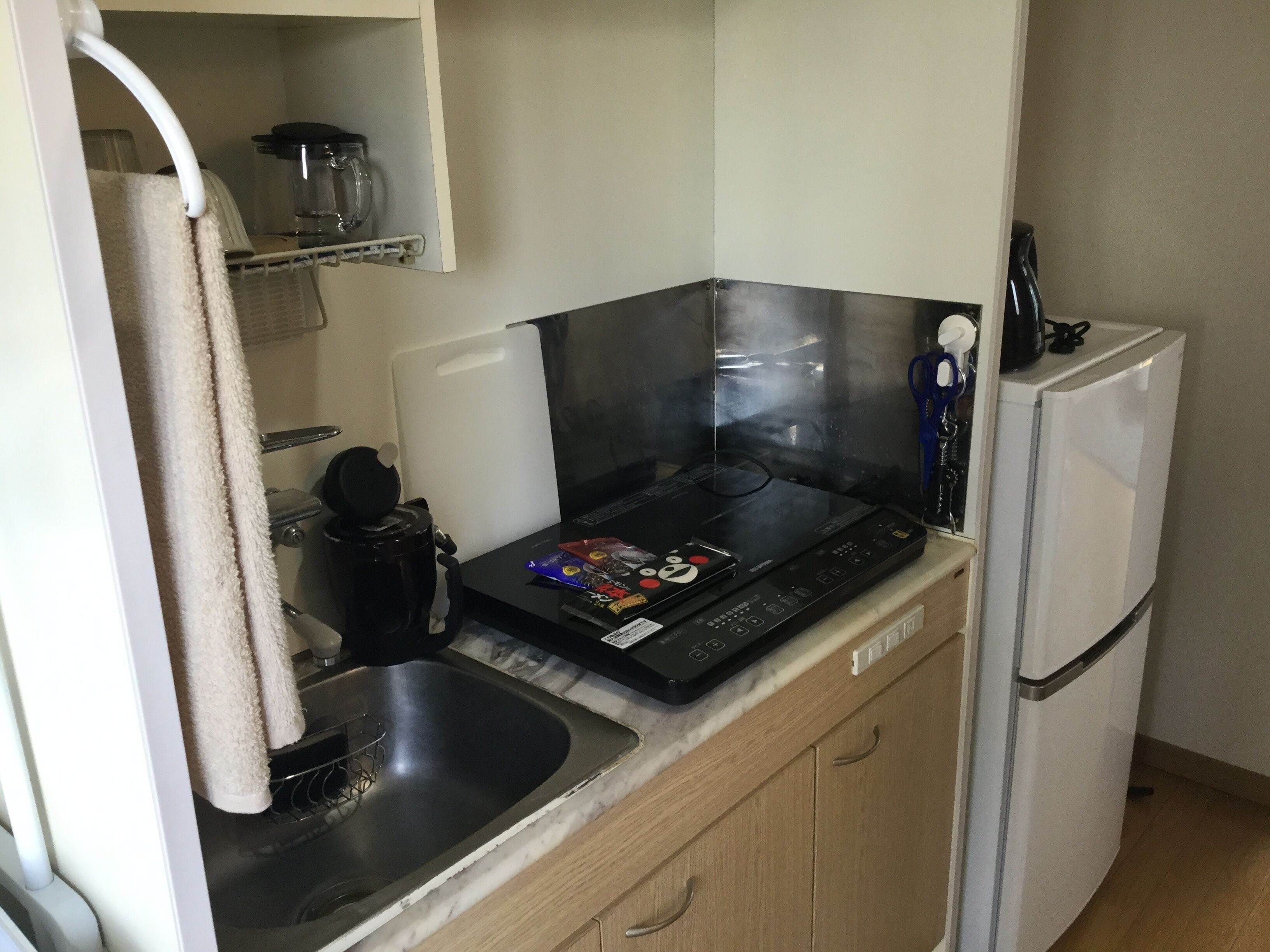 公寓 (Shinmachi III 203) | 私人简易厨房 | 冰箱、微波炉、炉灶、茶具/咖啡用具