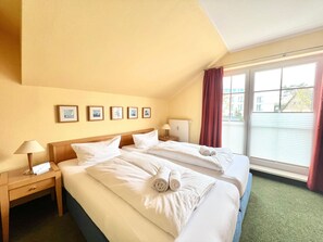1 室のベッドルーム、旅行用ベビーベッド、WiFi、ベッドシーツ