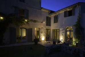 Front of property – evening/night