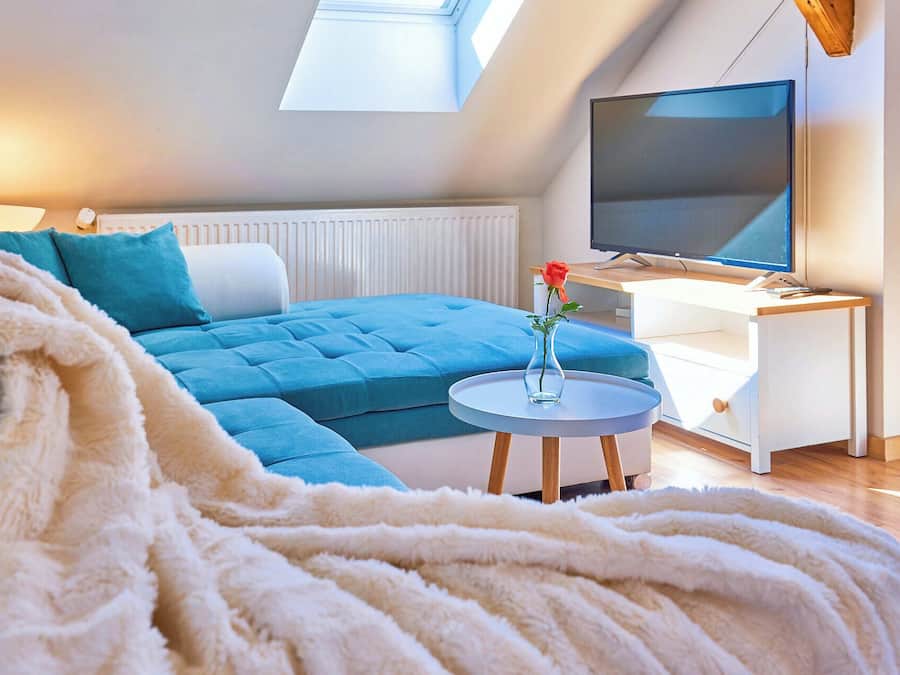 Apartament Comfort | Cortines opaques, wifi gratuïta i roba de llit