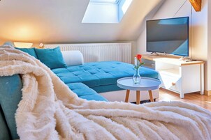 Apartment RIXY | 办公桌、遮光窗帘、免费婴儿床、免费 WiFi