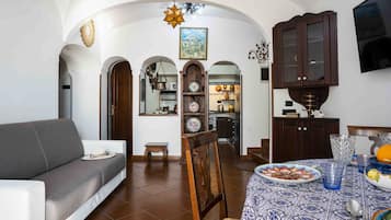 House, 2 Bedrooms, Smoking, Terrace | Living area | 32-inch flat-screen TV with digital channels, TV
