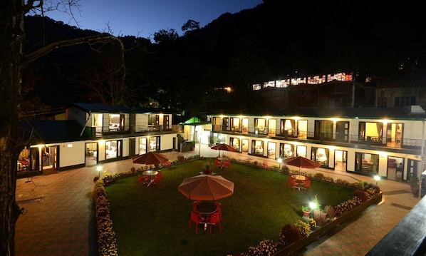 Front of property – evening/night