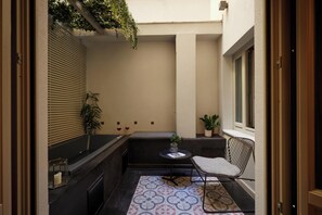 Deluxe tweepersoonskamer | Terras