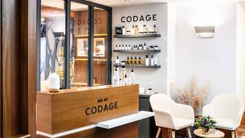 Turkish bath, body treatments, body scrubs, facials, 2 treatment rooms