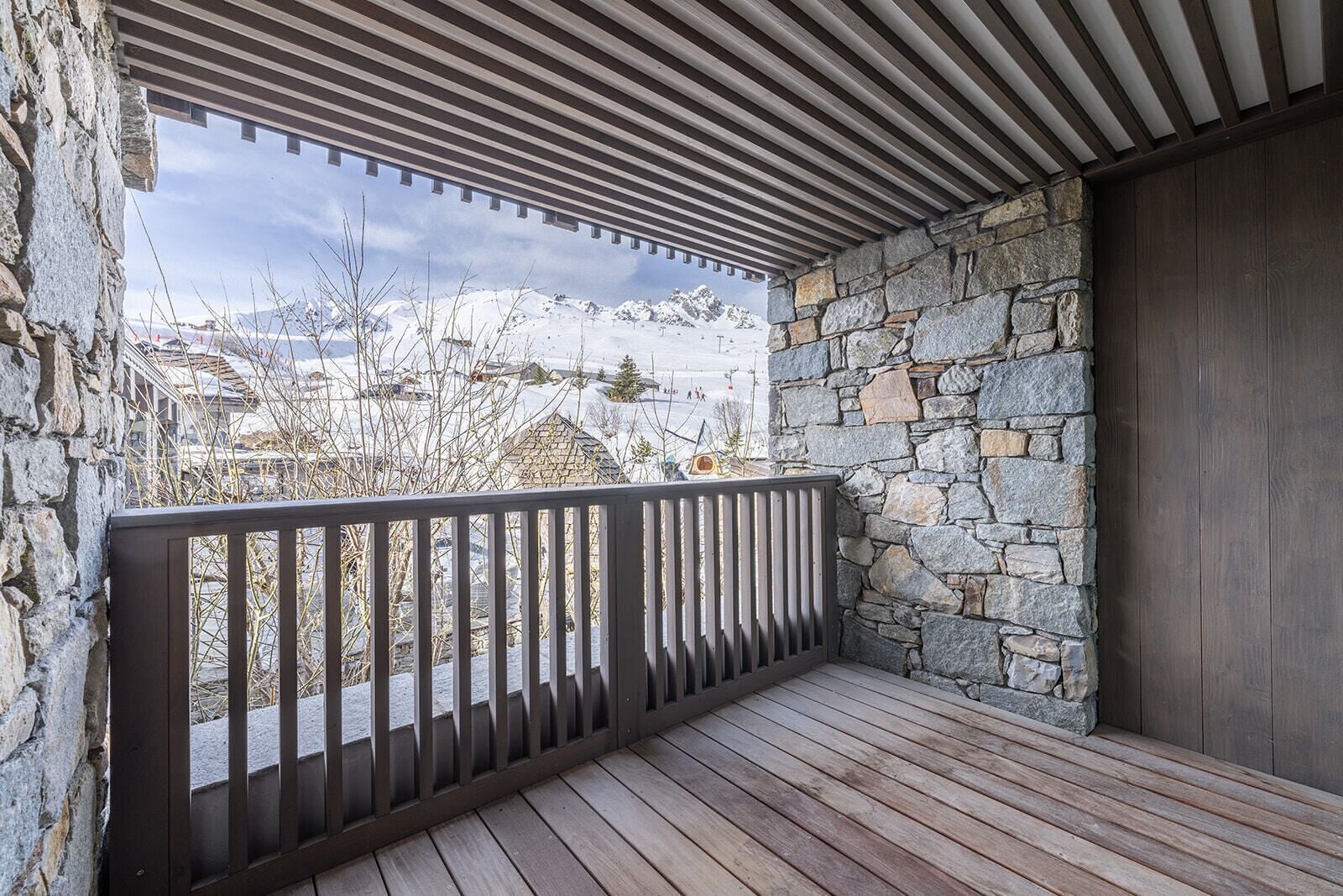 ห้องพัก (Saulire, view on the terrace) | ลานระเบียง/นอกชาน