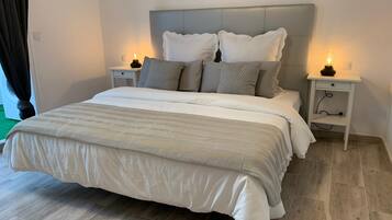 5 dormitorios, tabla de planchar con plancha, wifi y ropa de cama