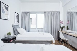 Căn hộ | 1 phòng ngủ, bộ đồ giường cao cấp, trang trí khác biệt 