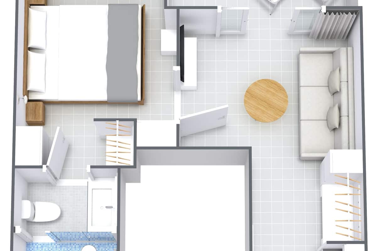 Basic Apartment Small A22SMA | Free WiFi, bed sheets