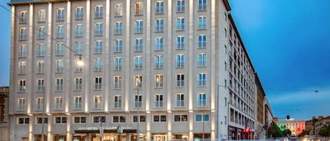 Front of property – evening/night