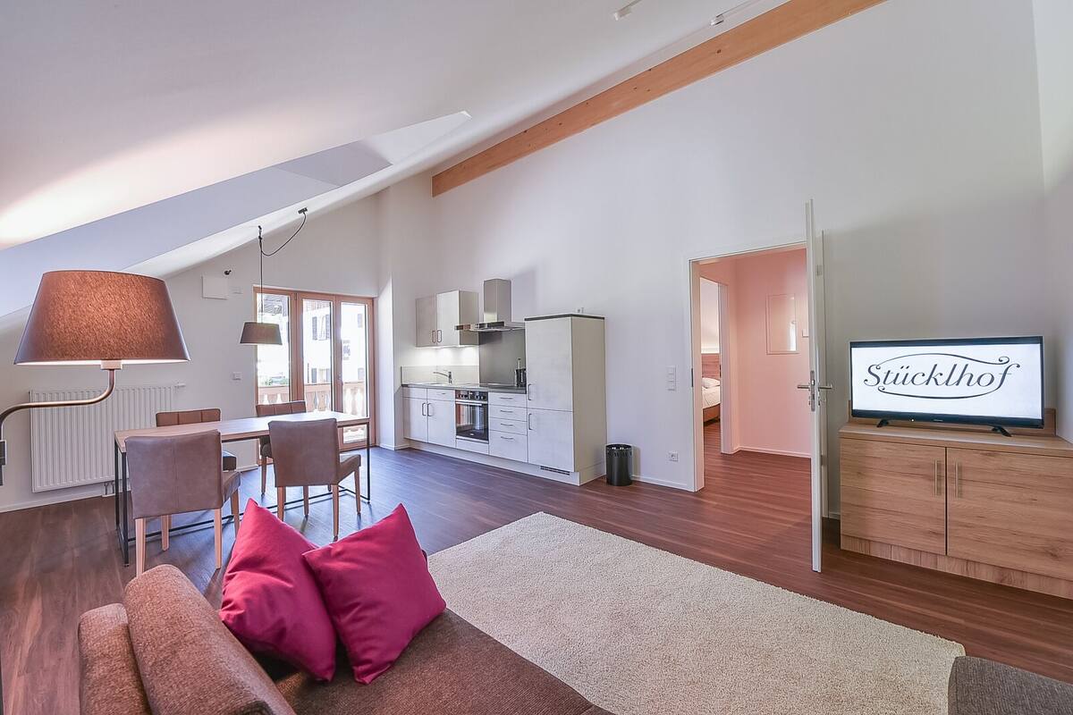 Apartment, 1 Bedroom | Living area | Flat-screen TV