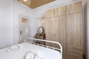 Apartment, 1 Bedroom | Wardrobe - Breeze One Bedroom Apartment by BluPine (Vari-Voula-Vouliagmeni)