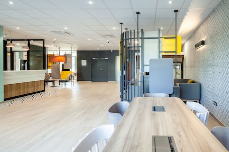 Sala de estar en el lobby