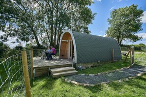 Cabin, 1 Queen Bed with Sofa bed | Exterior - Pencastell Views Pod With Stunning Views (Lampeter)