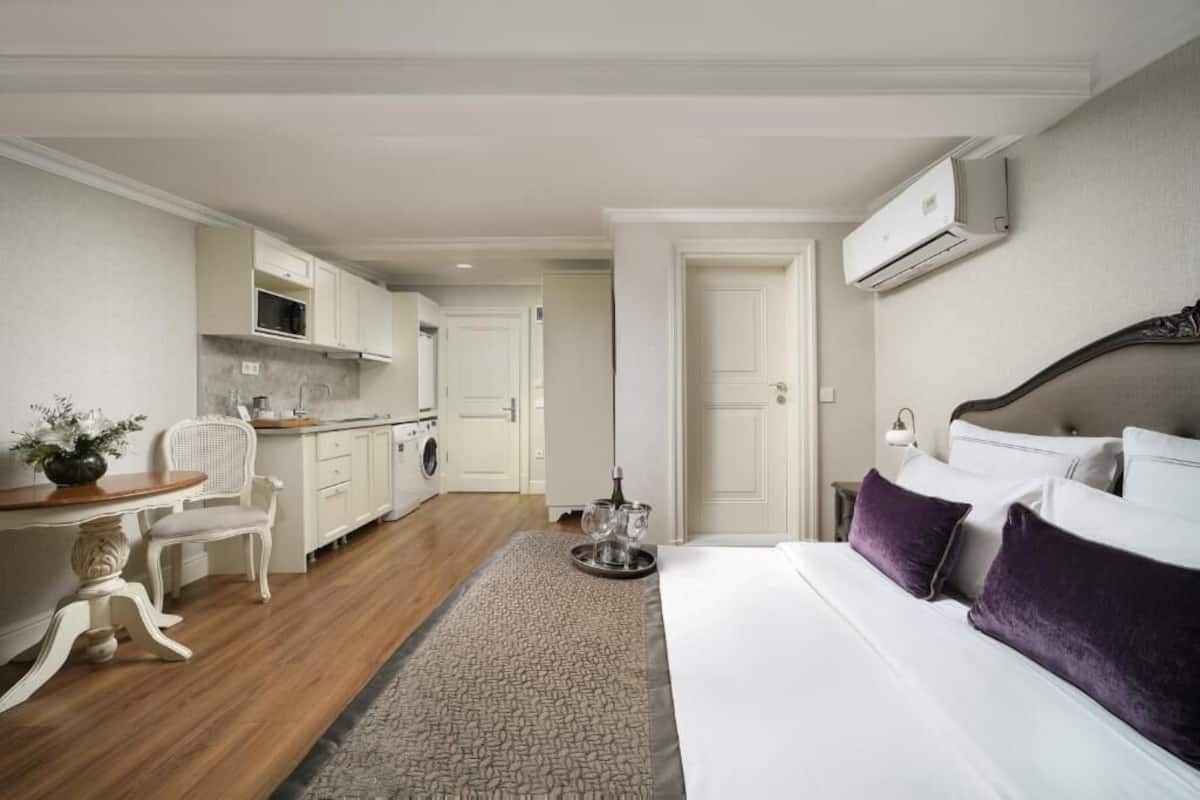 Deluxe Studio | 1 bedroom, minibar, in-room safe, desk