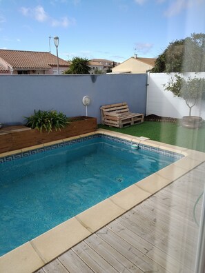 Outdoor pool - House with pool near the beach and shops (agde)