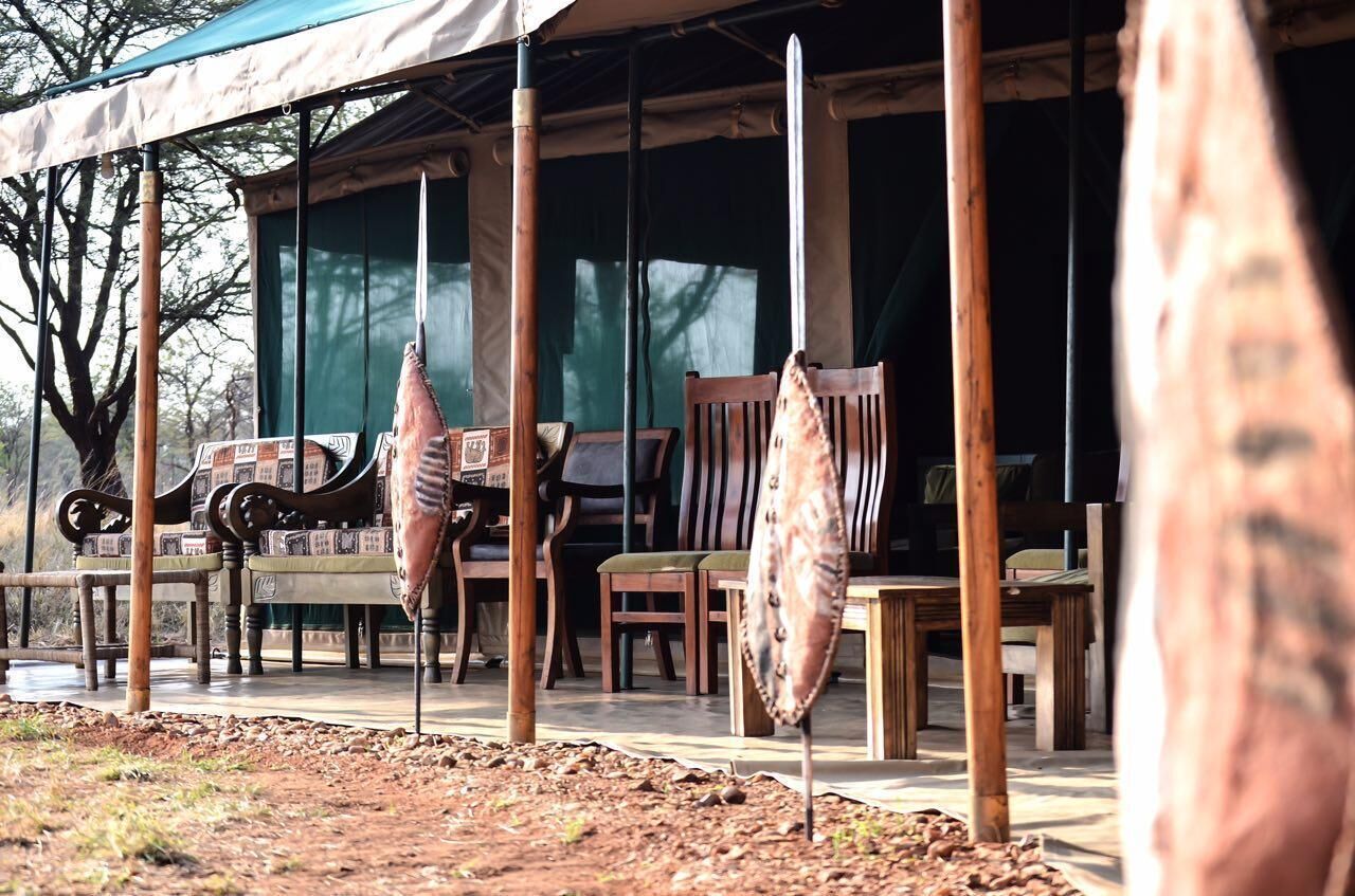 luxury tent | terrace/patio