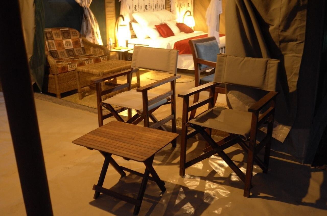 luxury tent | in-room dining