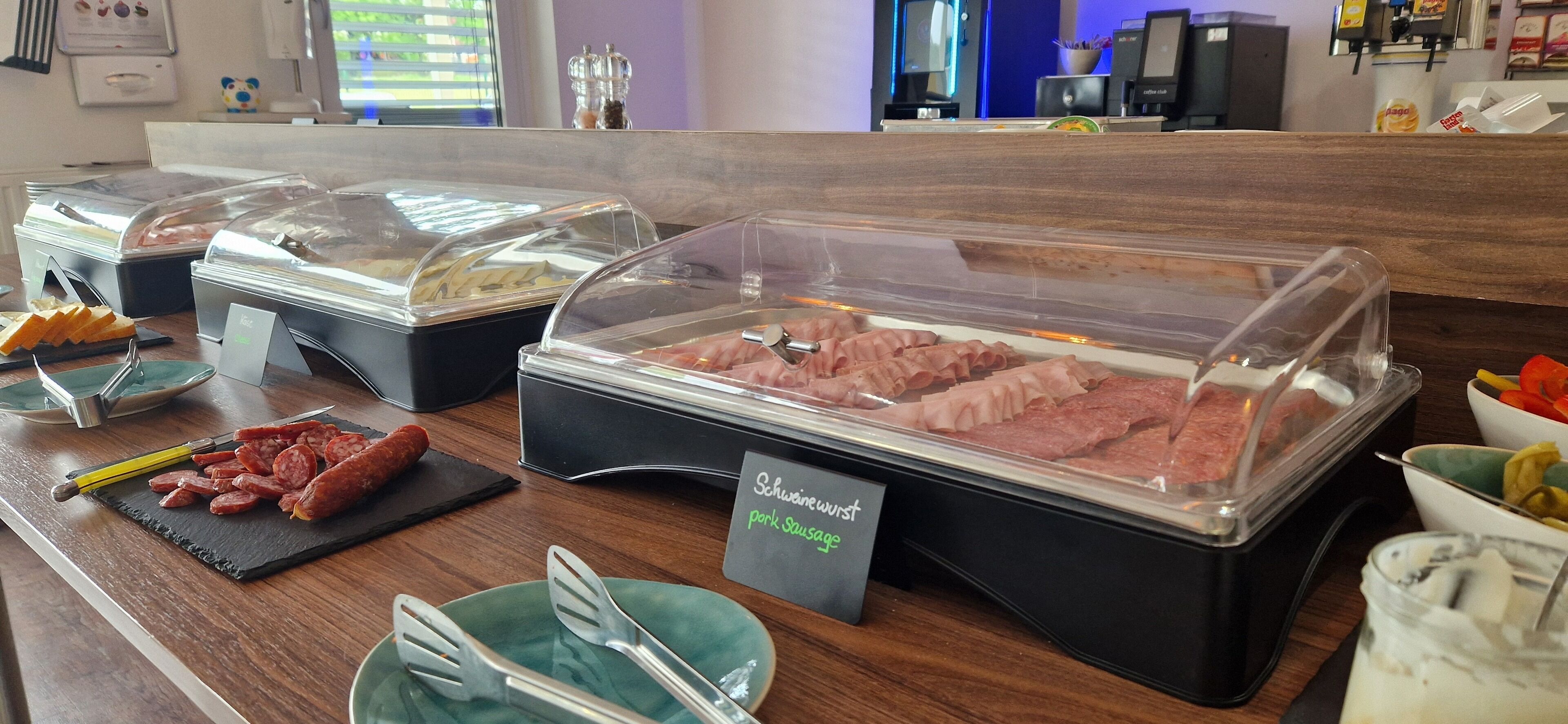 daily buffet breakfast (eur 15 per person)