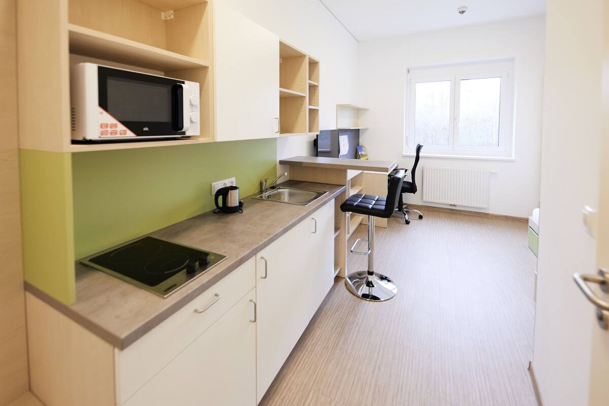 standard single room | private kitchen | fridge, microwave