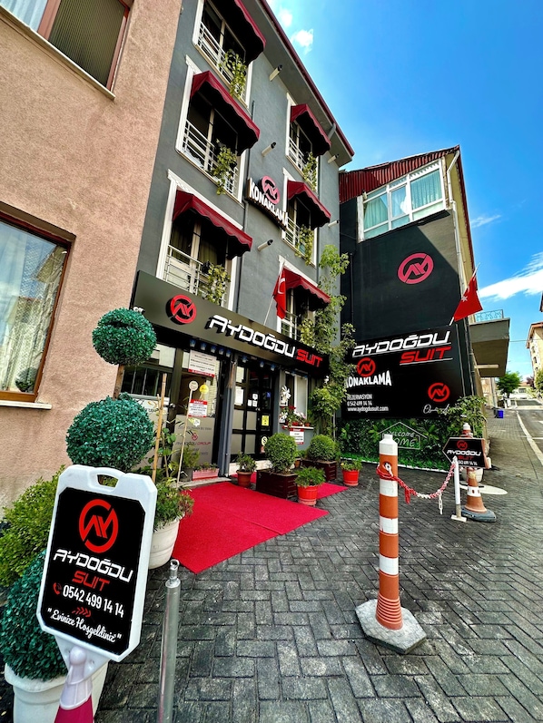 Fassade der Unterkunft