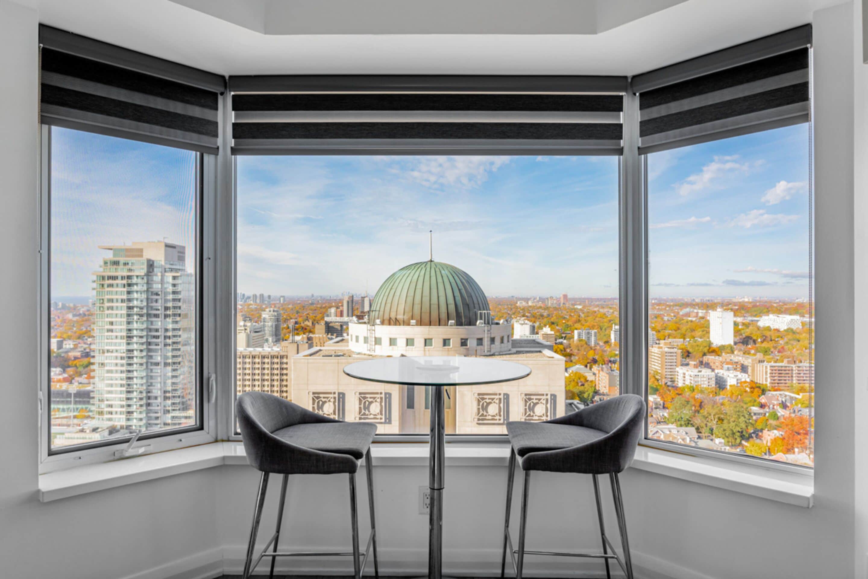 Premium bedding, down comforters, pillowtop beds, desk