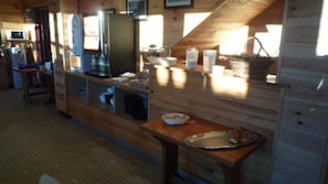 Daily buffet breakfast (EUR 6.90 per person)