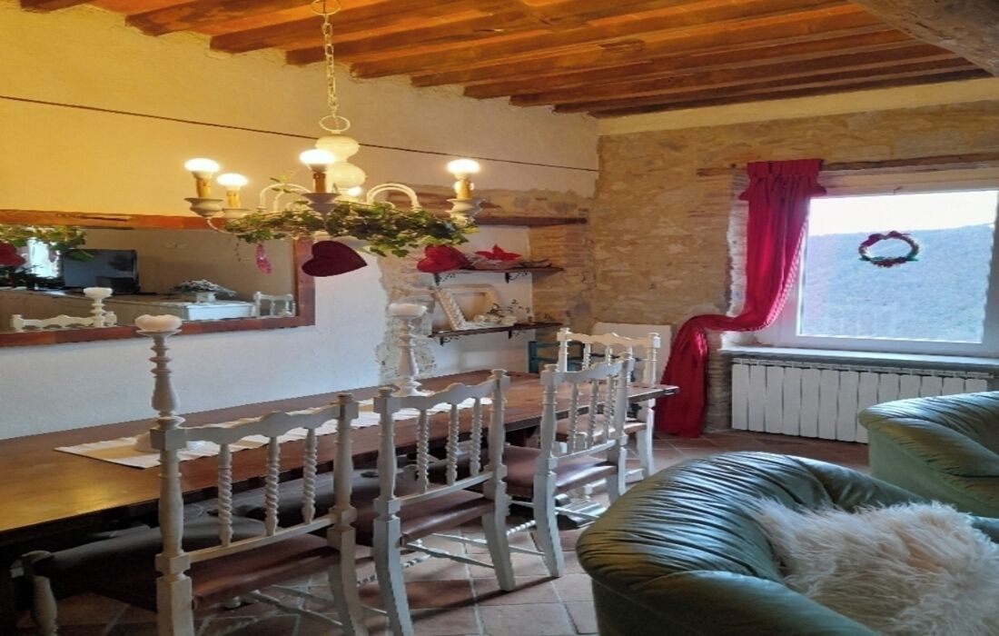 Steinhaus Mit 4 Doppelzimmern Und Küche Mit Kamin - Bagni di Lucca