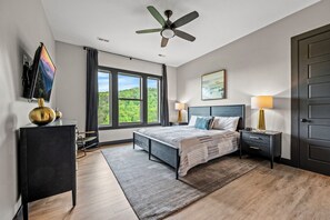6 bedrooms, iron/ironing board, free WiFi, bed sheets - Summit 86 - 6,000 sq ft Luxury Cabin w/Indoor Pool, Golf Simulator, Fire Pit! (Sevierville)