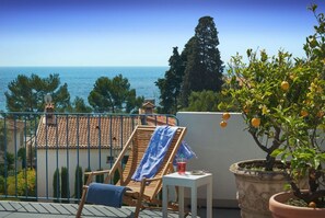 Property grounds - Splendid 3 Bedroom Triplex with Beautiful Sea View Terrace, Center Village (Saint-Jean-Cap-Ferrat)
