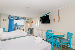 Studio, 2 Queen Beds, Ocean View | Free WiFi