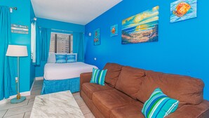 Studio, 1 Queen Bed with Sofa bed, Ocean View - The Palace 705 (Myrtle Beach)