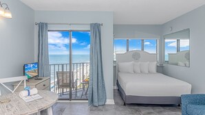 Basic Studio | Living area | 40-inch TV with satellite channels - The Palace 1505 (Myrtle Beach)