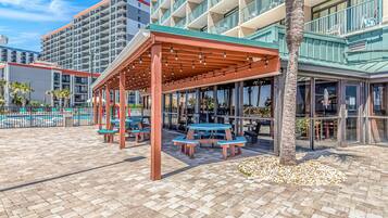 Indoor pool, outdoor pool