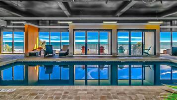 Indoor pool, outdoor pool
