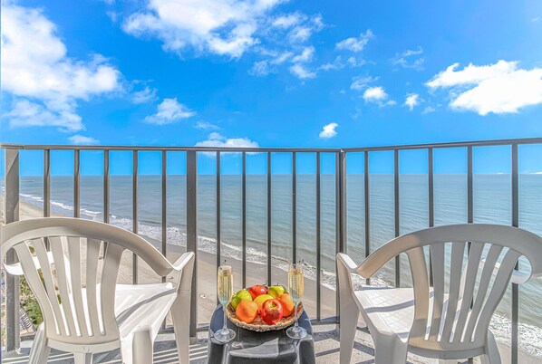 Perusstudio | Näkymä parvekkeelta