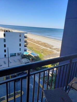 Studio, 2 dobbeltsenger, havutsikt | Utsikt mot strand/hav