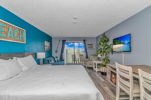 Studio, 1 suuri parisänky ja vuodesohva, valtamerinäköala | Ilmainen Wi-Fi