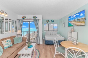 Studio, 1 Queen Bed with Sofa bed, Ocean View