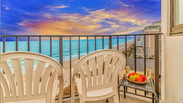 Studio, 1 Queen Bed with Sofa bed, Ocean View | Beach/ocean view - The Palace 805 (Myrtle Beach)