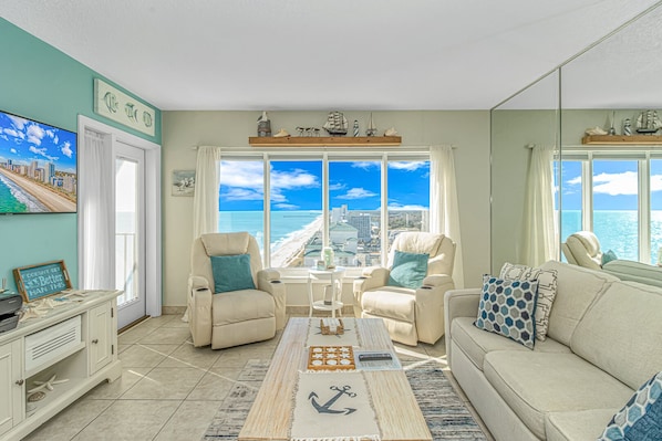 Televisión de 50 pulgadas con canales por cable