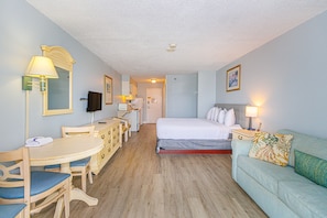 Studio, 1 King Bed with Sofa bed, Ocean View | Living area - Sea Mist 51105 (Myrtle Beach)