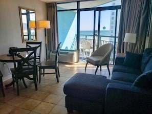 40-inch TV with digital channels, streaming services