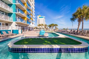 2 indoor pools, outdoor pool