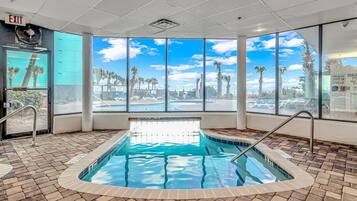 Indoor pool, outdoor pool