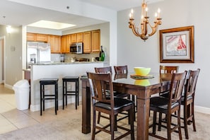 Condo, 2 Bedrooms | Private kitchen | Fridge, microwave, stovetop, dishwasher
