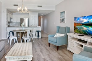 Condo, 2 Bedrooms | Living room | 30-inch TV with digital channels - Majestic Sun by Seascape Resort (Miramar Beach)