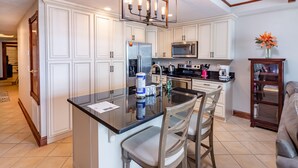 Condo, 3 Bedrooms | Private kitchen | Coffee/tea maker, stovetop, toaster - The Vue (Tybee Island)